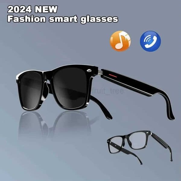 Modern Black Technology E13 BT Smart Glasses Wireless BT Headset Anti Blue Light Sunglasses for Men and Women T250910
