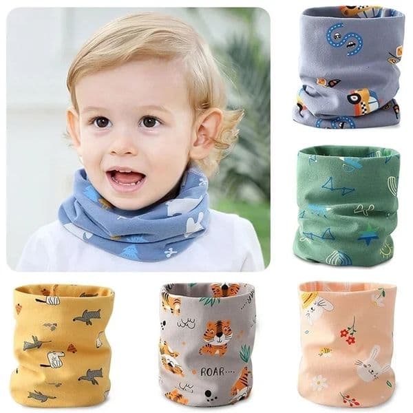 Cotton Baby Scarf Autumn Spring Snood Children Scarf Boy Girl Scarf Kids Child Neck O Ring Scarves Collar Warm Neckerchief250910wwBJ