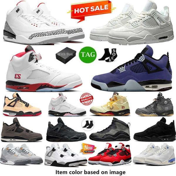 With Box 3s 4s 11s Basketball Shoes Black Metallic Reimagined Sail 4 Military Cats Fear White Thunder Bredcool grey lucku shorts Flu Game Men trainers shoes 3647