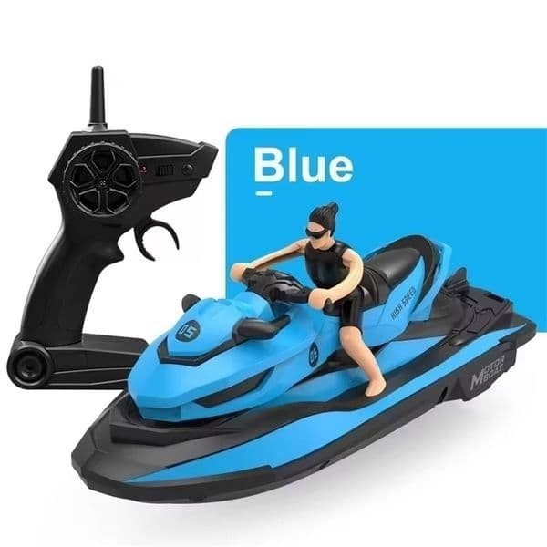 Rc Boat Lm13A Mini Jet Ski HighSpeed Rc Motorboat 24g Remote Control Electric Boat For Kids Toy Remote Control Boat 250909BJ