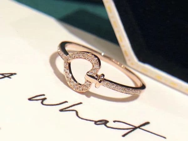 Personality Simple Heart-Shaped Designer Jewelry Wedding Rings For Women European And American Ins Joint Vintage Tail Ring Korean Style ddmywonder ddmywonder