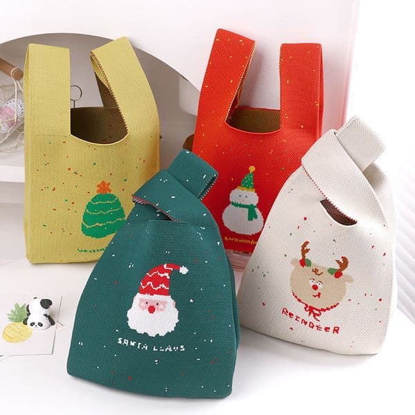 New Christmas Eve Handbag Luxury Bag Knitted Bag Lightweight Crossbody Bag Designer fashion Bag Christmas Shoulder Bag