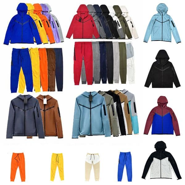Hoodie tech fleece pant tracksuit niketechs fleece men woman classic sports clothing hooded sweatshirt track suits bottoms outerwear mens jogging pants