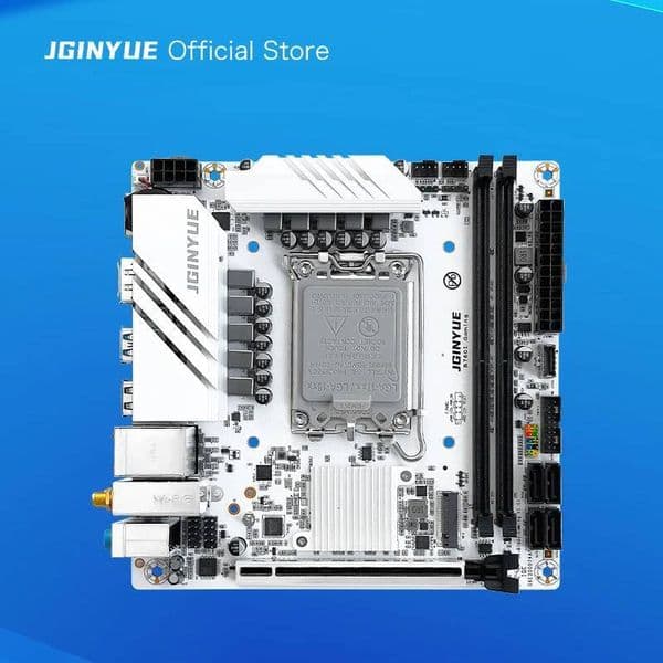 JGINYUE B760 Motherboard AM5 mimi itx LGA 1700 Support Core i3i5i7i9 121314gen computer PC DDR4 B760iGAMING
