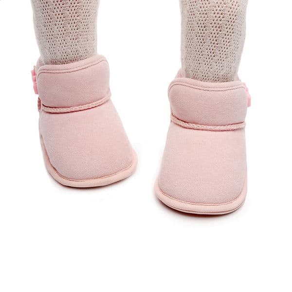 2026 Kid Shoes Baby Girls Boys Winter Ankle Boots Nonslip Born Snow Shoes Soft Bottom Fleece Warm basketball Flats Casual Toddler Infant Walking 250912 Fre