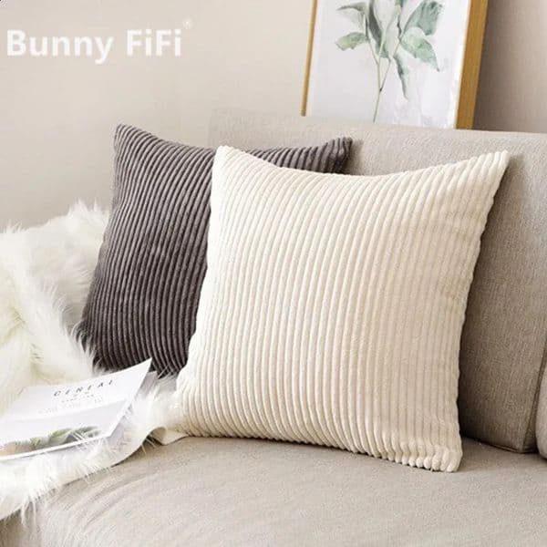 Corduroy Striped Cushion Cover 30x504045505560cm Soft Comfortable Throw Pillow Case For Living Room Sofa Home Decoration 250909