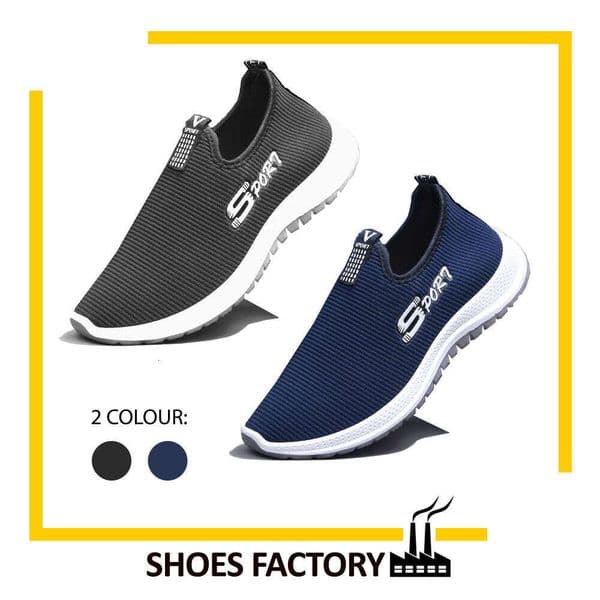 Fashion V-Sport Men Women Sneaker Casual Sports Running Shoes Slip On Shoe