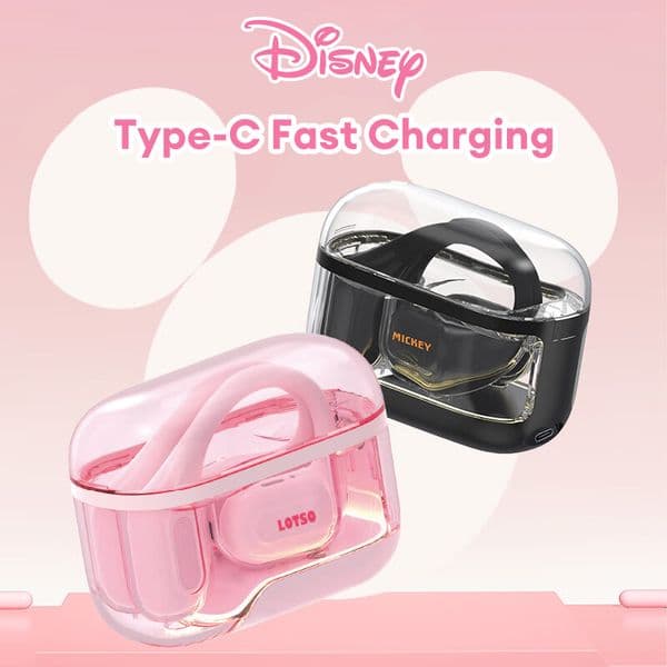 Disney OWS Bone Conduction Concept Bluetooth Earphones XD15 High-Quality Music Earbuds Ergonomic Design Sports Headset