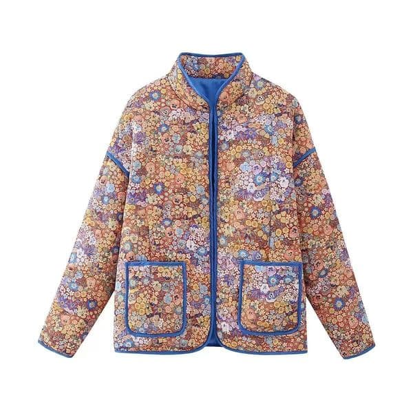 Women's Clothing Designer Womens Coat Puffer Jacket Womens Paka Capless Winter Jacket Street Fashion Casual Printed at Home Keep Warm Long Sleeves Cotton Jacket Coat