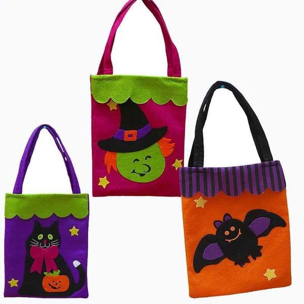 Hot Creative Halloween Nonwoven Handbag Candy Bag Festival Bag Decoration Props Gift Bag Party Supplies Felt Pack Kids Gifts X250913