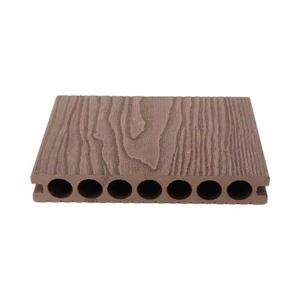New Hot Sale Light Gray Long Service Life Fireproof Balcony Artificial Wood Plastic Decorative Board