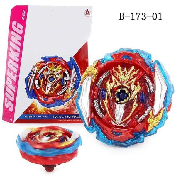 SuperKing B173 RedBlack Infinite Achilles Spinning Top Toys for Children X250913