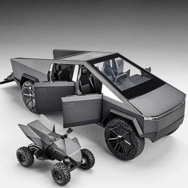 132 Cybertruck Toys Off Road Vehicle Die Cast Model Car Sound Light Beach Motorcycle Hobby Collectible Birthday Gift For Boy W250913