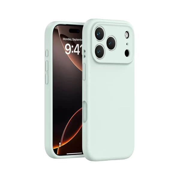 Compatible with Apple 17 all-in-one AI photo-taking button phone case and Apple 16promax, featuring a pure color, skin-like feel, and liquid silicone shell.