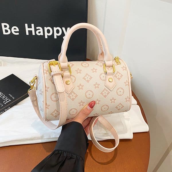 2025 Summer New Popular Printed Pillow Bag This Year's Small Crossbody Bag Stylish and Fashionable Texture Boston Bag
