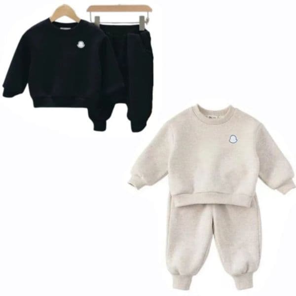 2026 New Classic Kids Baby Clothing Sets Boys Girls Tracksuit Sport cologne perfume Sweatshirt And Pants 2Pcs Suit Outfit Toddler Infant Des