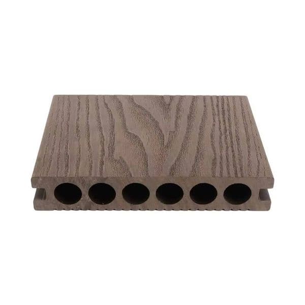 Best-selling High-quality Gray 3D Pattern Crack-resistant Balcony Artificial Composite Wood-plastic Flooring