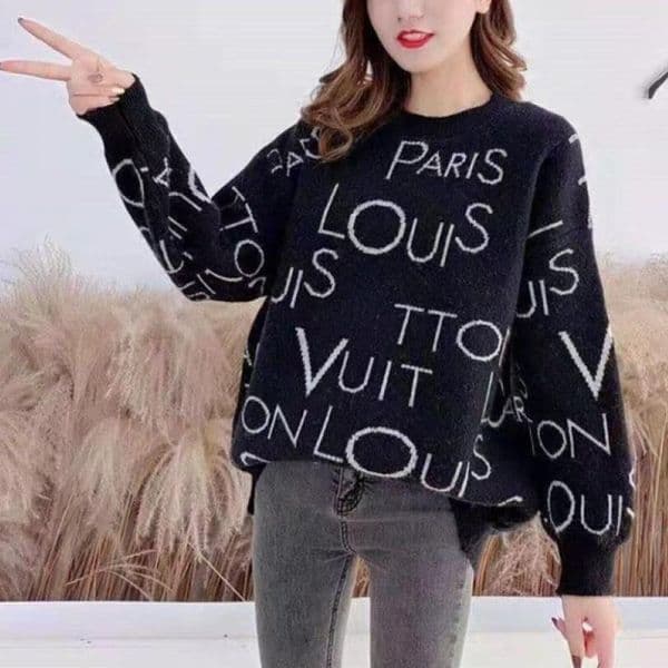 Women Designer Sweaters Knit sweatshirt crew neck Pullover Long Slevee Hoodie letter Clothing Casual Autumn Sweater Tops