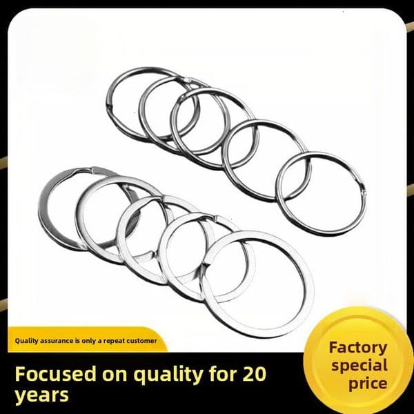 Flat Key Accessories Keychain Ring wholesale