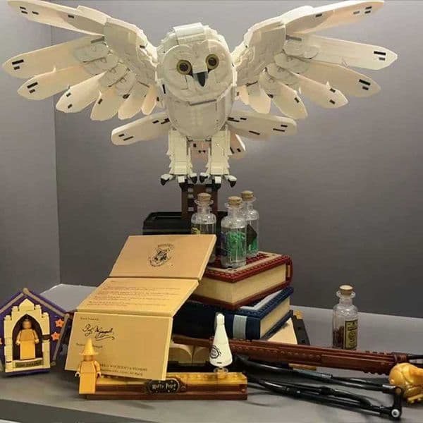 Magic Owl Series Anniversary Building Blocks Exquisite Assembled Collector Edition Home Desktop Decor Toys Kids Birthday Gifts Z250915