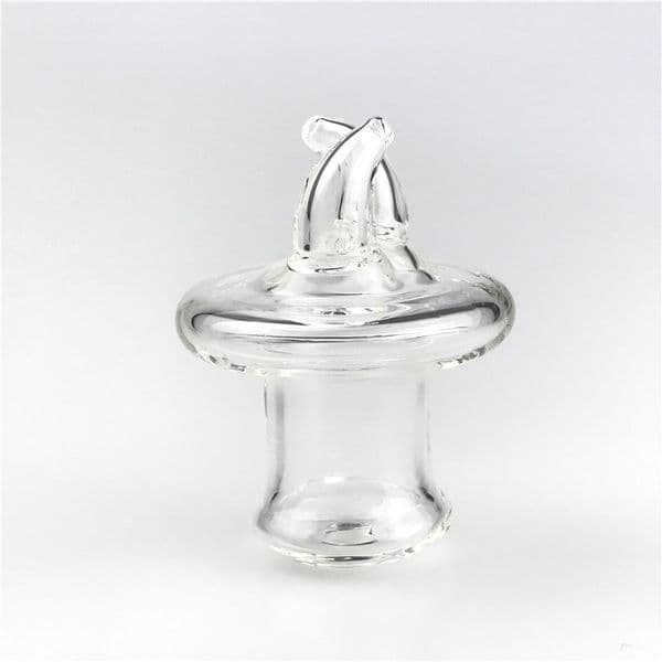 Goodsstore 35mm Glass Terp Carb Cap Bubble with Thick 2 Air Arms Spinning Quartz Terp Pearl Top Carb Caps for Smoking