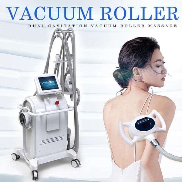 New Vertical 4 In 1 Body Slimming Vela Cellulite Reduction Machine Roller Massage Machine Vacuum Roller Cavitation Fat Removal Skin Tightening Machine