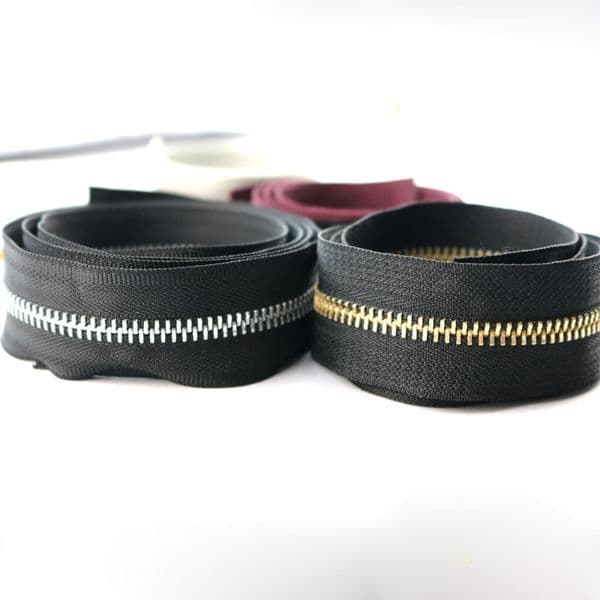 European American Standard Strip Double Open End Zipper 3 5 # Metal Leather Goods Zippers Bags Clothing Accessories
