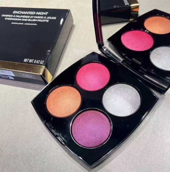 Top Quality Brand Designer 4 Colors Eyeshadow Face Cheek Powder Palette Multi-use Christmas Version Enchanted Night Contour Eyeshadow Blush Palette
