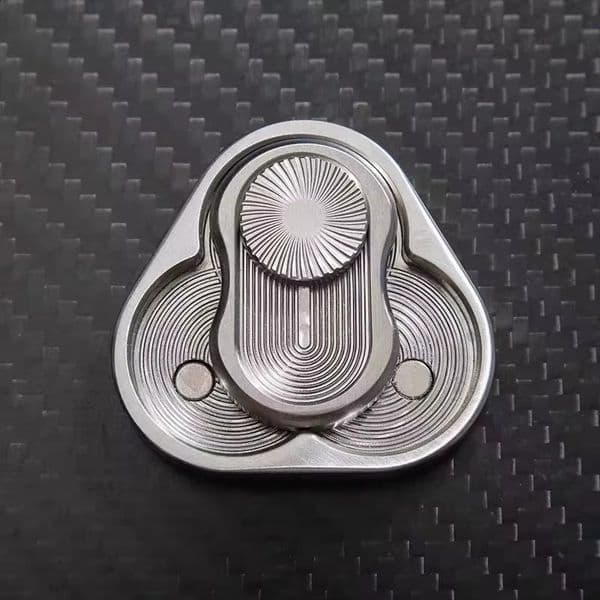 Triangle Magnetic Fidget Slider for Adults EDC Metal Finger Push Card Anti Stress Spinner Toy Autism Anxiety Relief Sensory Toys 250912BJ