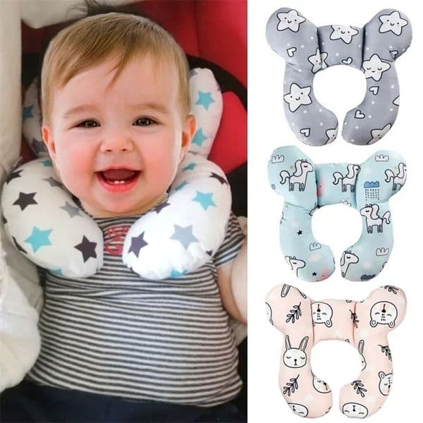 Baby Travel Pillow for Head and Neck Upgraded Baby Support Pillow Baby Neck Pillows for Car SeatPushchairTravel 250915BJ