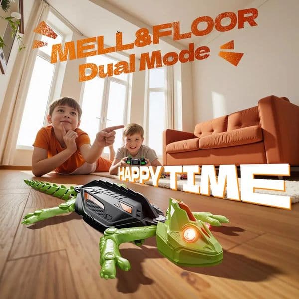 Remote Control Wall Climbing Gecko Robot Toy for Kids Rechargeable Halloween Novelty Gift AntiFall Easy to Operate 250916BJ