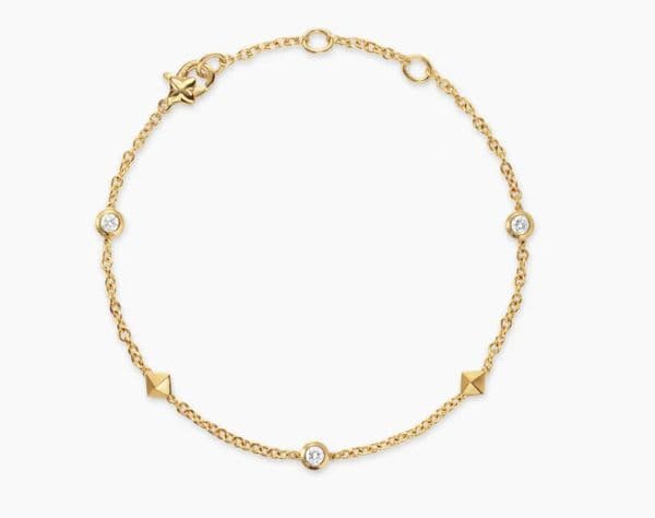 DY Bracelet 4.6mm Compact Modern Diamond Set Bracelet Simple Style Trendy Retro Luxury Jewelry Gift Daily Wear Date Wear