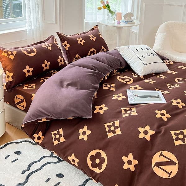 New Aloe Vera Cotton Sheet Set of Four for Student Dormitory and Apartment, Taiwan Bed Cover Quilt Shell