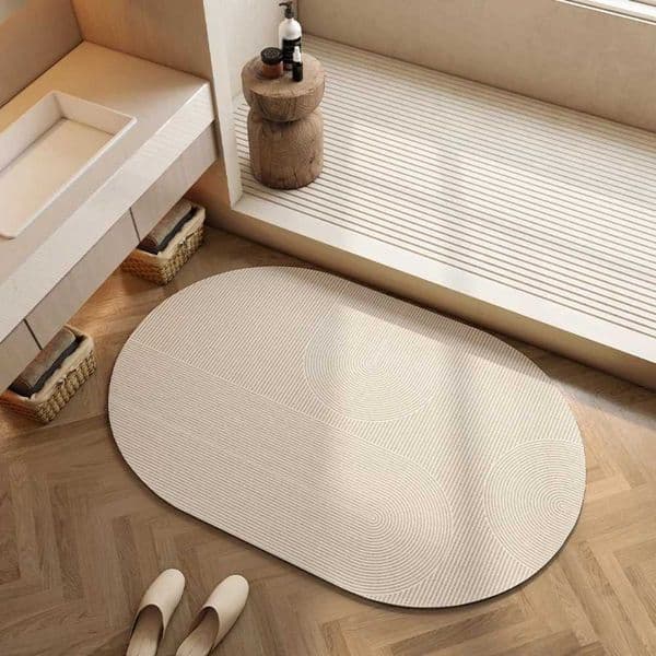 VIKAMA Simple Atmosphere Ins Wind Soft Comfortable Door Mat Waterproof Bathroom Home Decor Carpet Floor Mat Summer Z250917