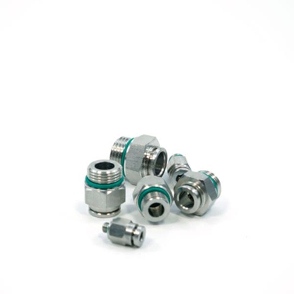 304 Stainless Steel G-Thread Series PC Straight Quick Connect Fitting 2