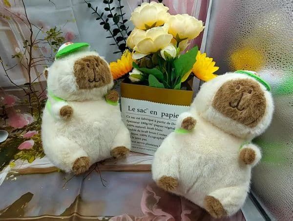 23Cm Capybara Plush Toy Machine Grab Doll Wedding Gift Annual Meeting Event Throw Soft Toy Doll 250917BJ