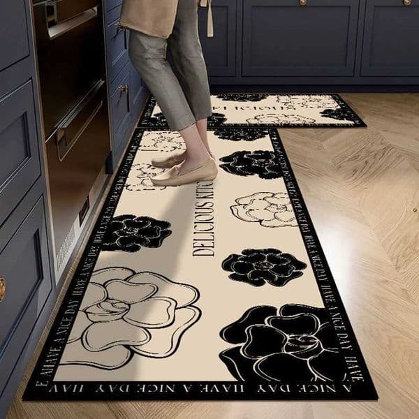 Designer VIKAMA h Crystal Velvet Long Kitchen Carpet Antislip Waterabsorbent Oilabsorbent And Dirtresistant Floor Mat Home Decoration Free Shipping 7