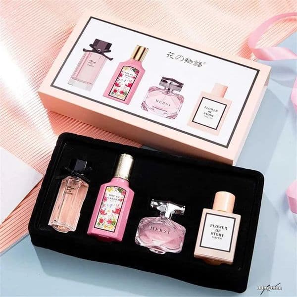 High Quality Women Perfume 110Ml Gift Box Four Piece Set Eau De Parfum Floral Scent Lasting Fragrance Perfumes Mujer Originalesxj250530 dmyMon