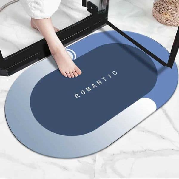 Diatom mud absorbent floor mat bathroom door entry nonslip foot mat bathroom toilet carpet Z250917