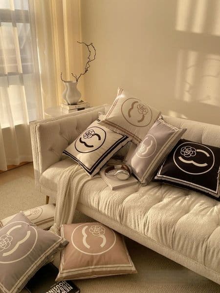Designer Bed Head Sofa Waist Pillowcase Pillow Cushion Modern French Living Room Bedroom Office Decor Without Core 12545
