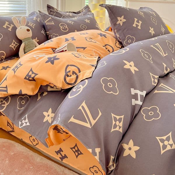 2026 Pure Thickened Brushed Bedding Skin-Friendly Twill Dormitory Three-Piece Set, Washed Cotton Bed Sheet And Quilt Cover Free Shipping Shi