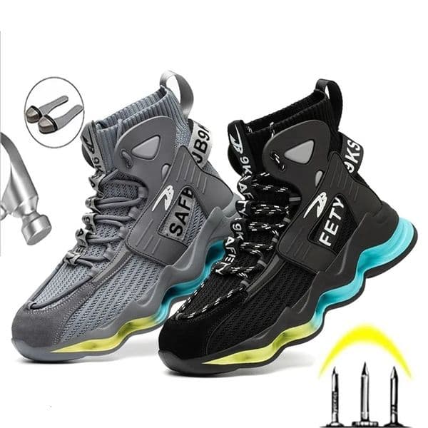 Men Work Safety Shoes Antipuncture Working Sneakers Male Indestructible Work Shoes Steel Toe Lightweight Men Shoes Safety Boots250916wwBJ