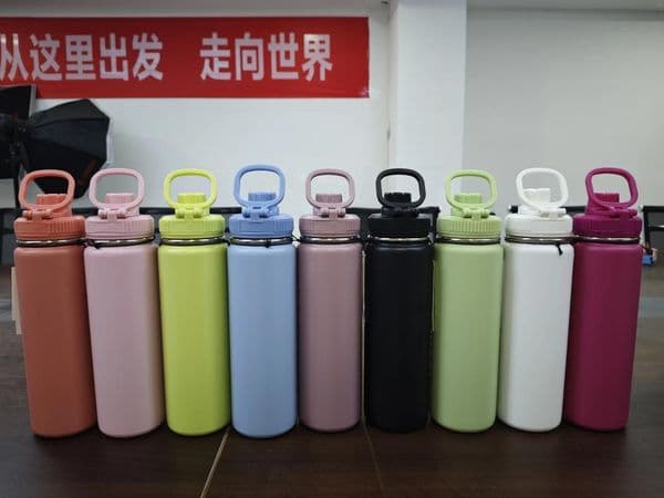 Water Bottles 710ml Insulated Cup Sports Bottle Stainless Steel Pure Titanium Vacuum Portable Leakproof Outdoor