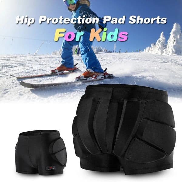 Kids Protective Padded Shorts Snowboard Protector Hip Padded Shorts for Hip Butt Tailbone Snowboarding Skating Skiing 250918BJ