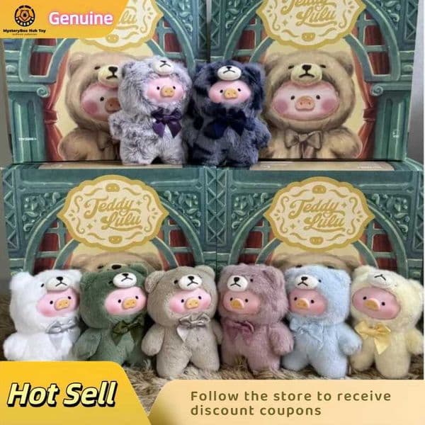 Genuine Lulu Pig Retro Bow Series Blind Box Backpack Pendant Collection Model Mystery Box Trendy Desktop Ornament Children Gift J250918
