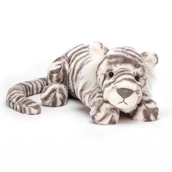 Movies & TV Plush toy British Sasha Snow Tiger Childrens Plush Comfort Toy Doll Gift for Children