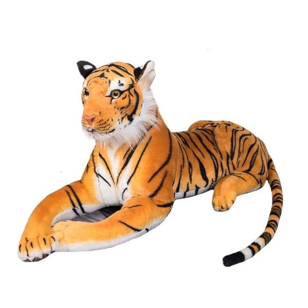 Giant Real Life Tiger Plush Toys Stuffed Soft Wild Animals Simulation White Tiger Doll Children Kids Birthday Gifts Decor 250917BJ