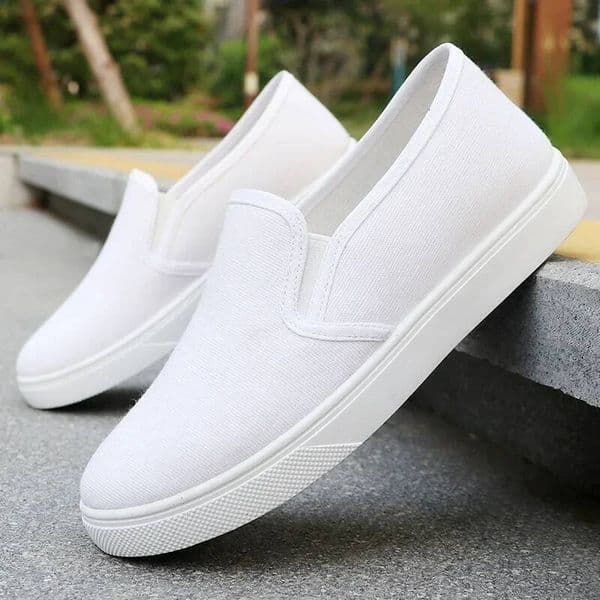 Women's summer breathable traditional cloth shoes anti slip white ddmypanda