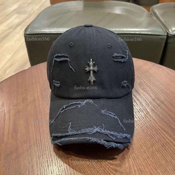 Chrome Designer Cross Baseball Big Head Burst Men And Women 2025 New Casual Dome Trucker Cap Ch Hat 001