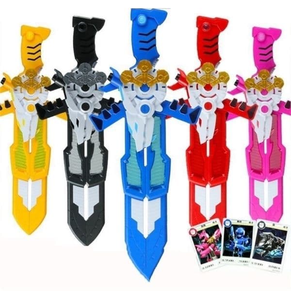 MiniForce X Deformation Weapon Gun Mini Force Three Mode Transformation Sword Toys with Sound and Light Action Figures Toy Kids 250918CJBJ